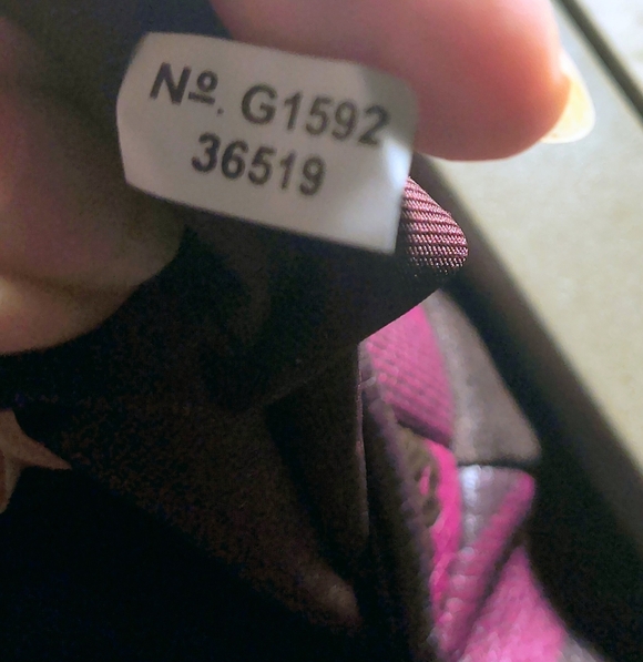 Coach Canyon Quilt Edie 31 Purple Oxblood Mixed Leathers G1592-3619 Like New - Picture 6 of 11